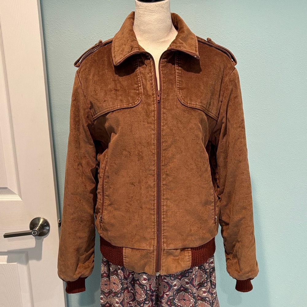 Vintage Brown Corduroy Men's Jacket